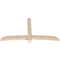 Ekena Millwork Bellingham Smooth Timber Gable Bracket, Douglas Fir, 84"W x 45"H x 3 1/2"D x 5 1/2"F, 13/12 Pitch GBW084X45X0406BEL00SDF - alternate 3